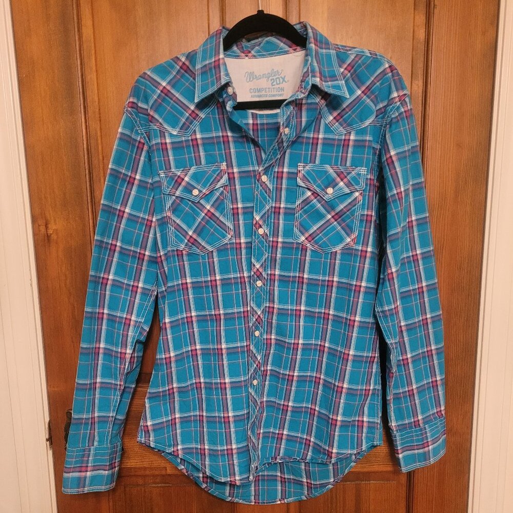 Men's Wrangler 20X Long-Sleeved Shirt- Size Medium